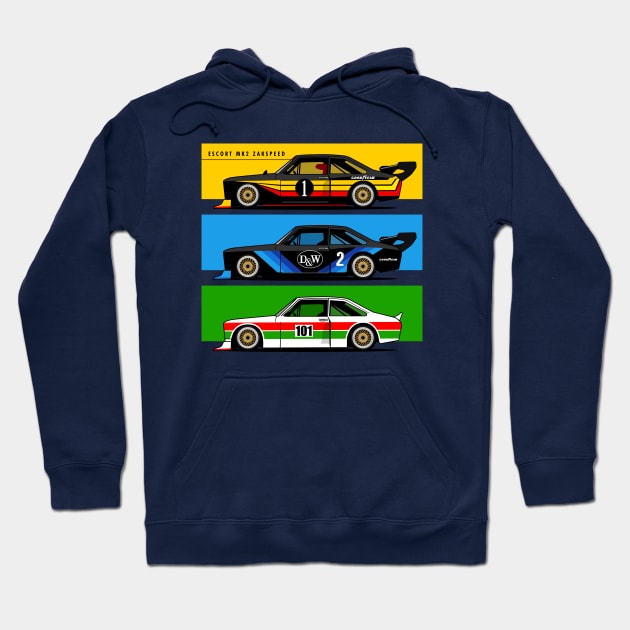 Escort mk2 zakspeed Hoodie by shketdesign